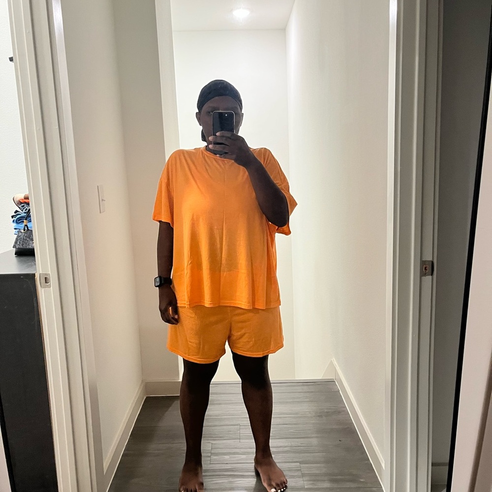 SHEIN Orange Lounge Set